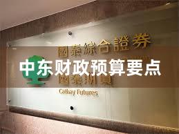 中东财政预算要点