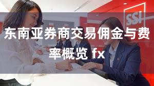 东南亚券商交易佣金与费率概览 fx